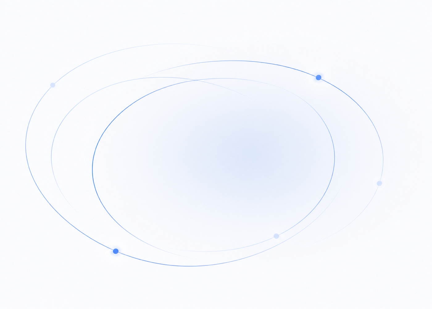 Abstract illustration of two paths coming into alignment